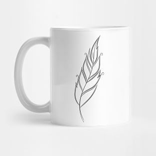 A feather. Mug